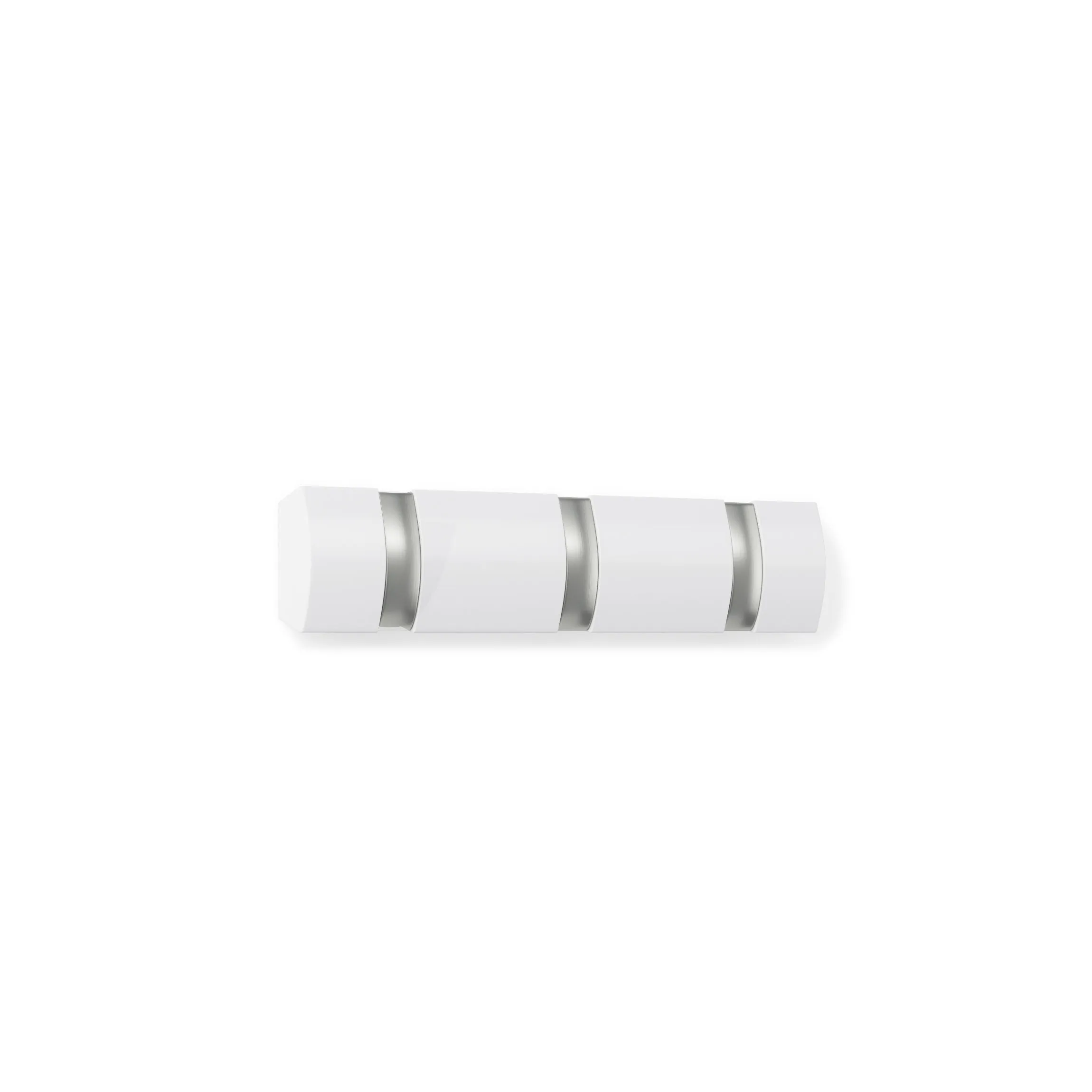 3 WALL MOUNTED HOOK WHITE