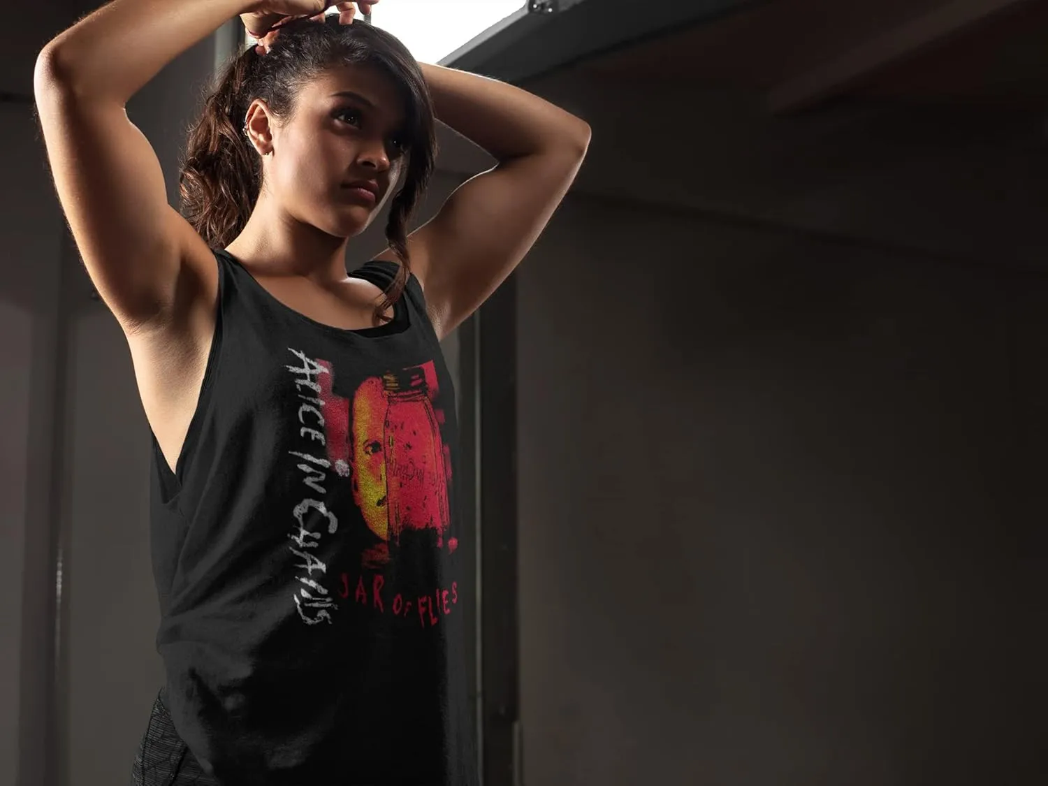 Alice in Chains T Shirt Jar of Files Womens Muscle Tank Top 90s Music Womens Summer Tops