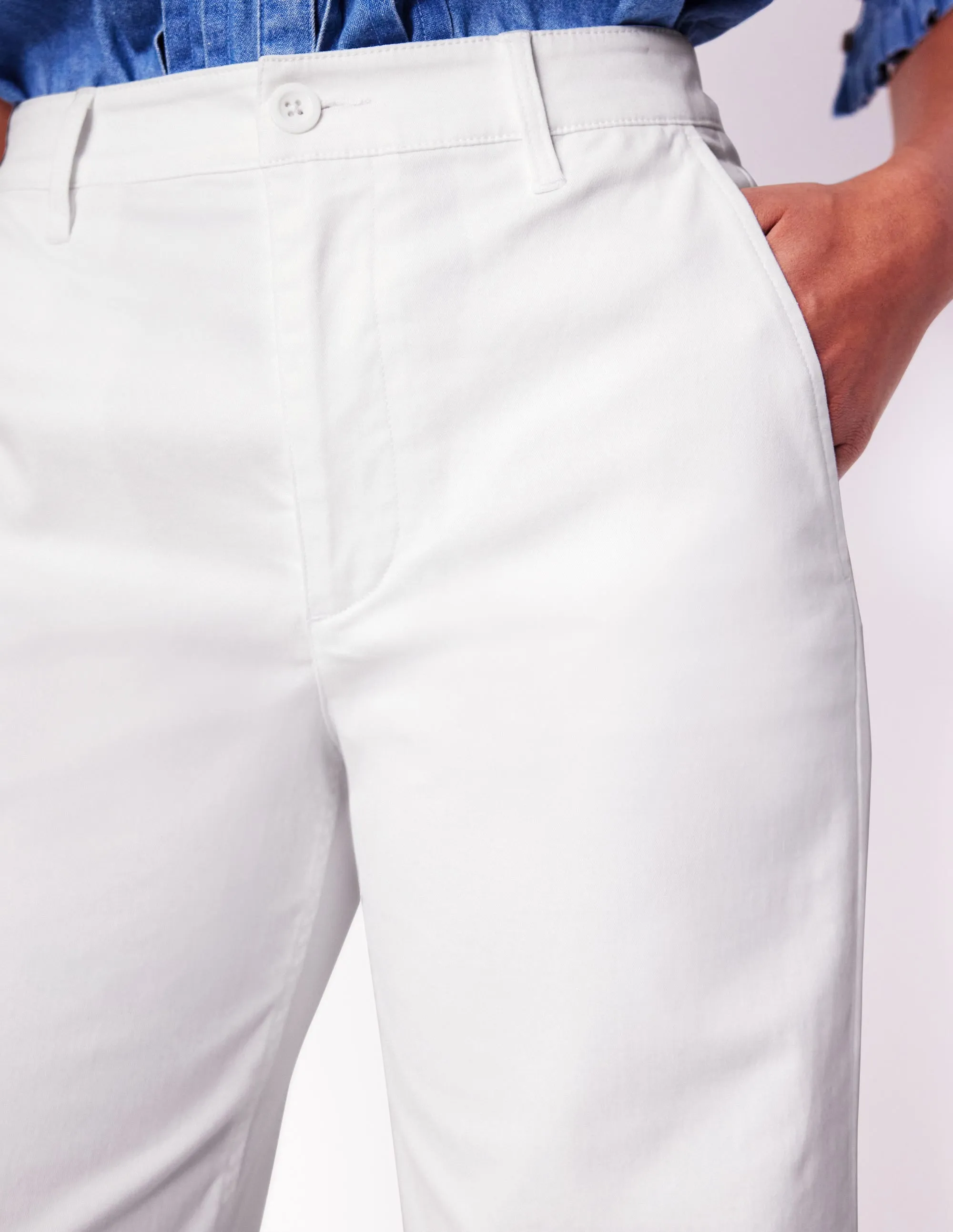 Barnsbury Chino Trousers-White
