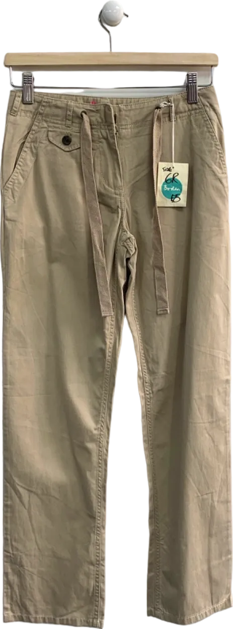 Boden Khaki Cotton Chino Trousers UK 6R