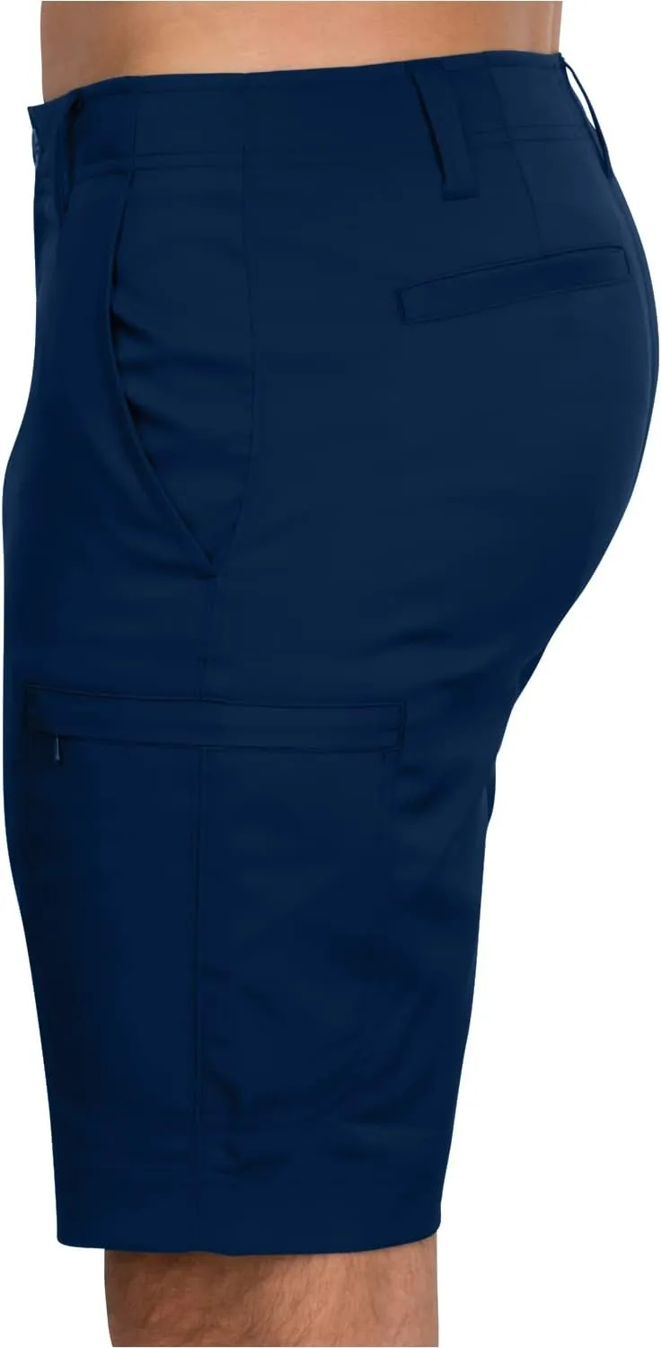 Cargo Golf Shorts for Men - Dry Fit, Large Pockets, Lightweight, Moisture Wicking, 4-Way Stretch