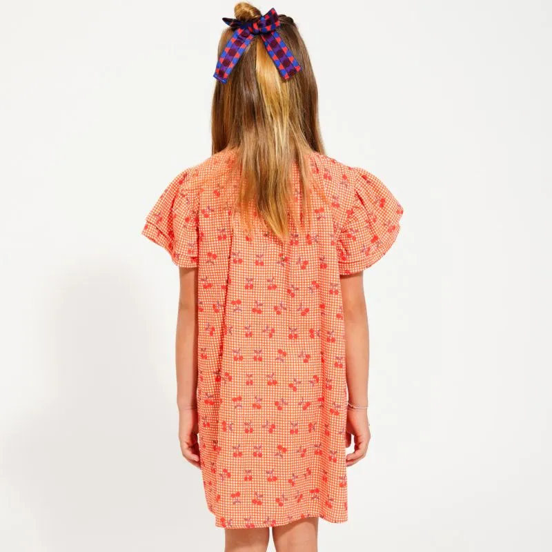 Checked Dress - Red&white
