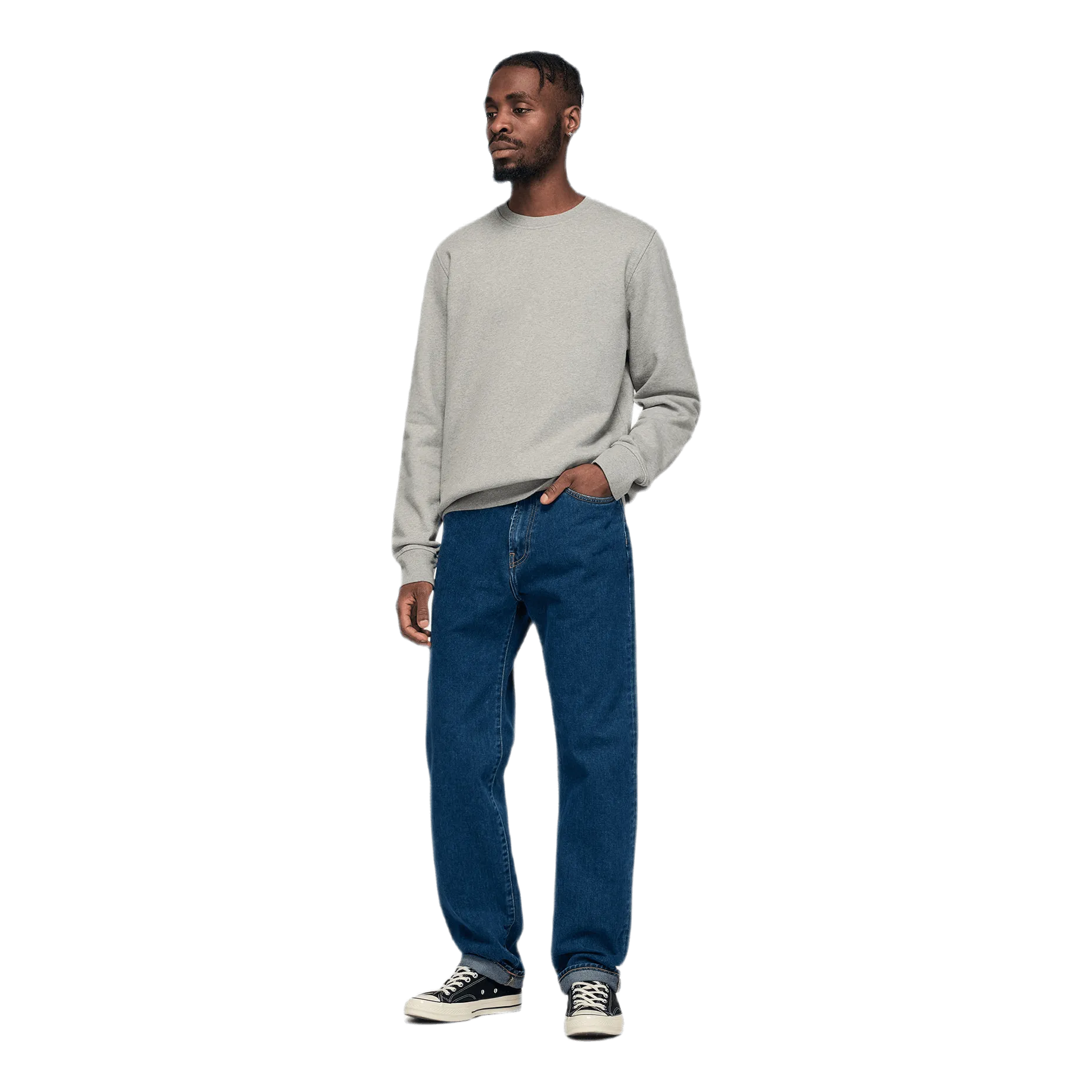Classic Organic Crewneck Gray