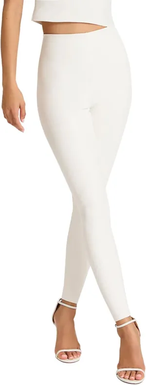 commando - Faux Leather Leggings | Sculpting Yet Soft & Flexible | Raw-Cut Finish | Machine Washable, Retains Shape & Color