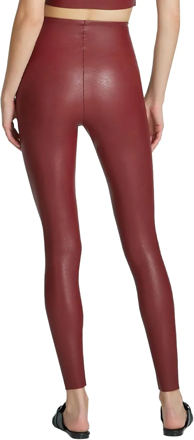 commando - Faux Leather Leggings | Sculpting Yet Soft & Flexible | Raw-Cut Finish | Machine Washable, Retains Shape & Color
