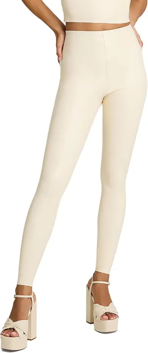 commando - Faux Leather Leggings | Sculpting Yet Soft & Flexible | Raw-Cut Finish | Machine Washable, Retains Shape & Color