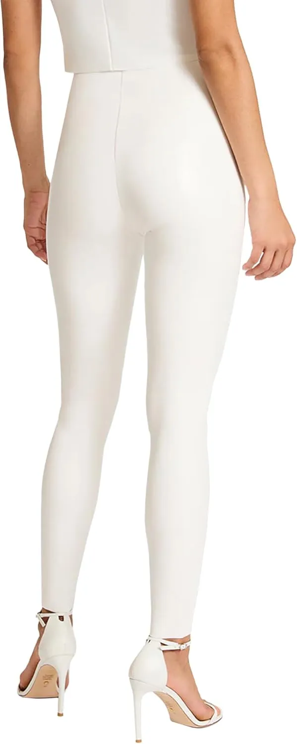 commando - Faux Leather Leggings | Sculpting Yet Soft & Flexible | Raw-Cut Finish | Machine Washable, Retains Shape & Color