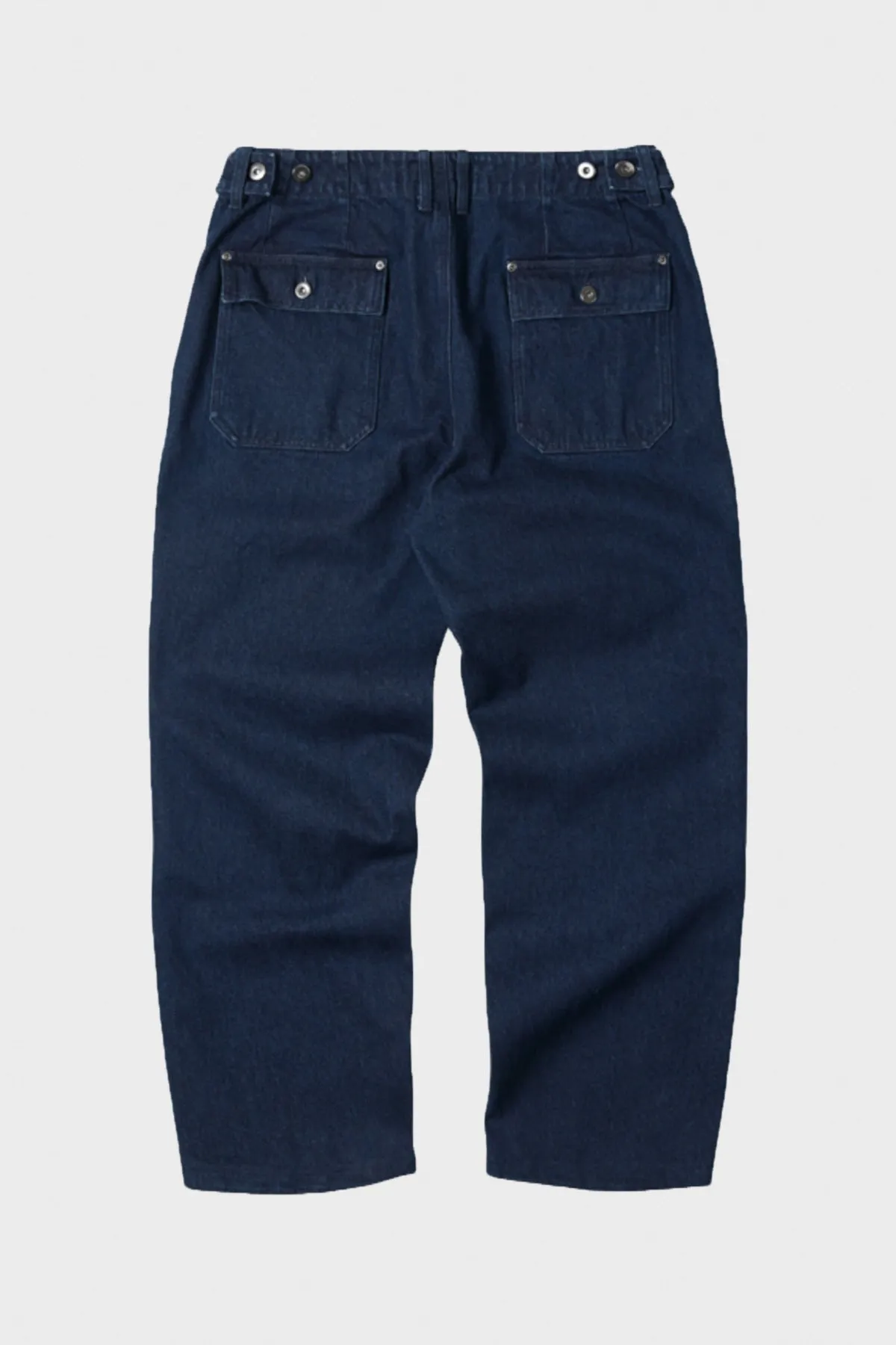 Denim Double Knee Work Pants - Indigo