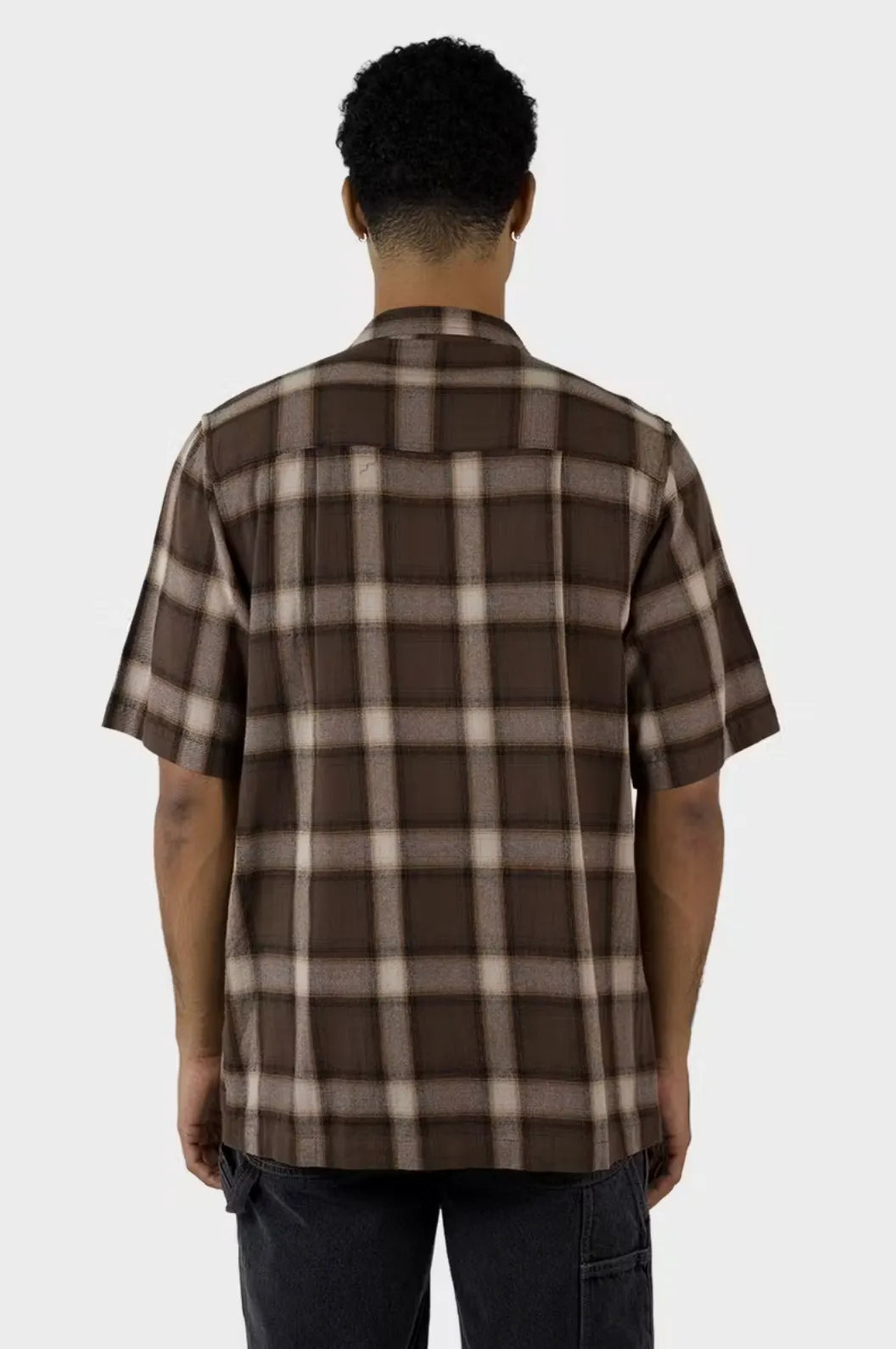 DICKIES DOWN SOUTH SHORT SLEEVE SHIRT - TIMBER BROWN