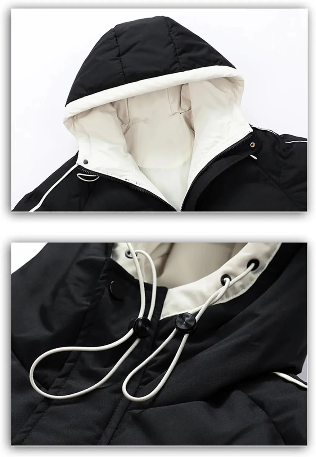 Dvbfufv Men's Korean Fashion Winter Jackets Men Cotton Padded Jackets Couple Puffer Jacket Outdoor Parka Coat