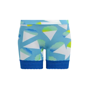 FeelFree Lace Long Boyshort | Snow Cone