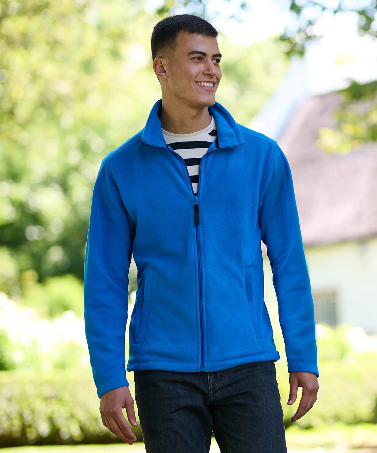 Full-zip microfleece | Seal Grey