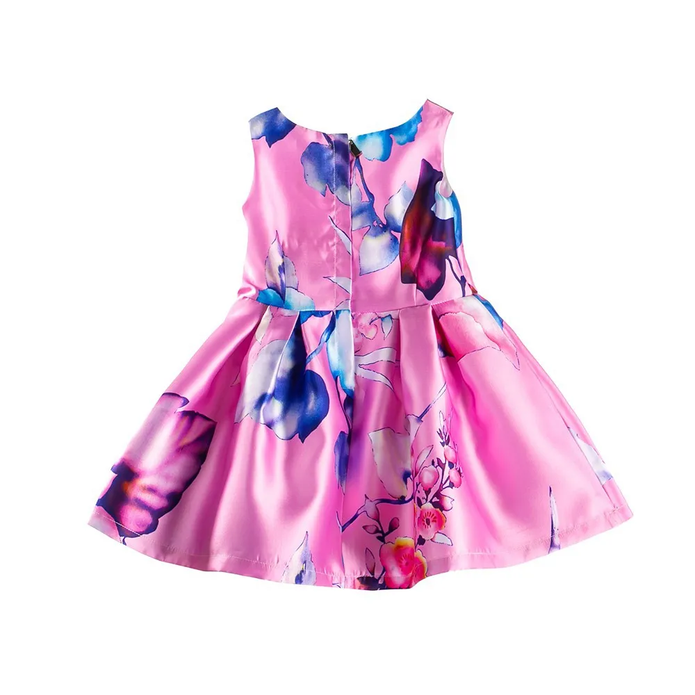 FUN & FUN Girl's BDR3164 Floral Dress - Multi