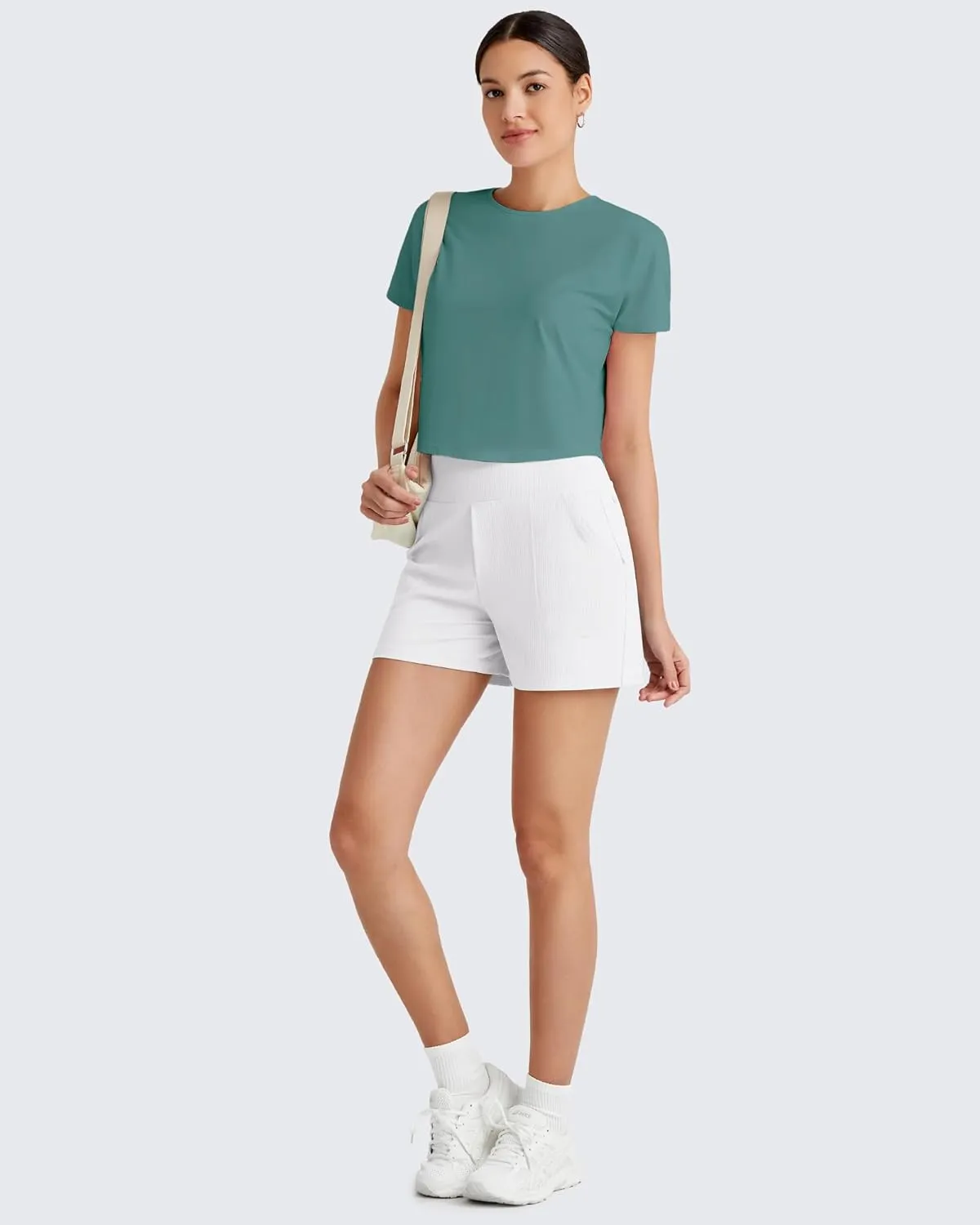 G4Free Lightbreeze Womens Workout Tops Batwing Sleeve Tees Loose Fit Athletic Gym Shirts Basic Yoga Tshirts Casual Summer