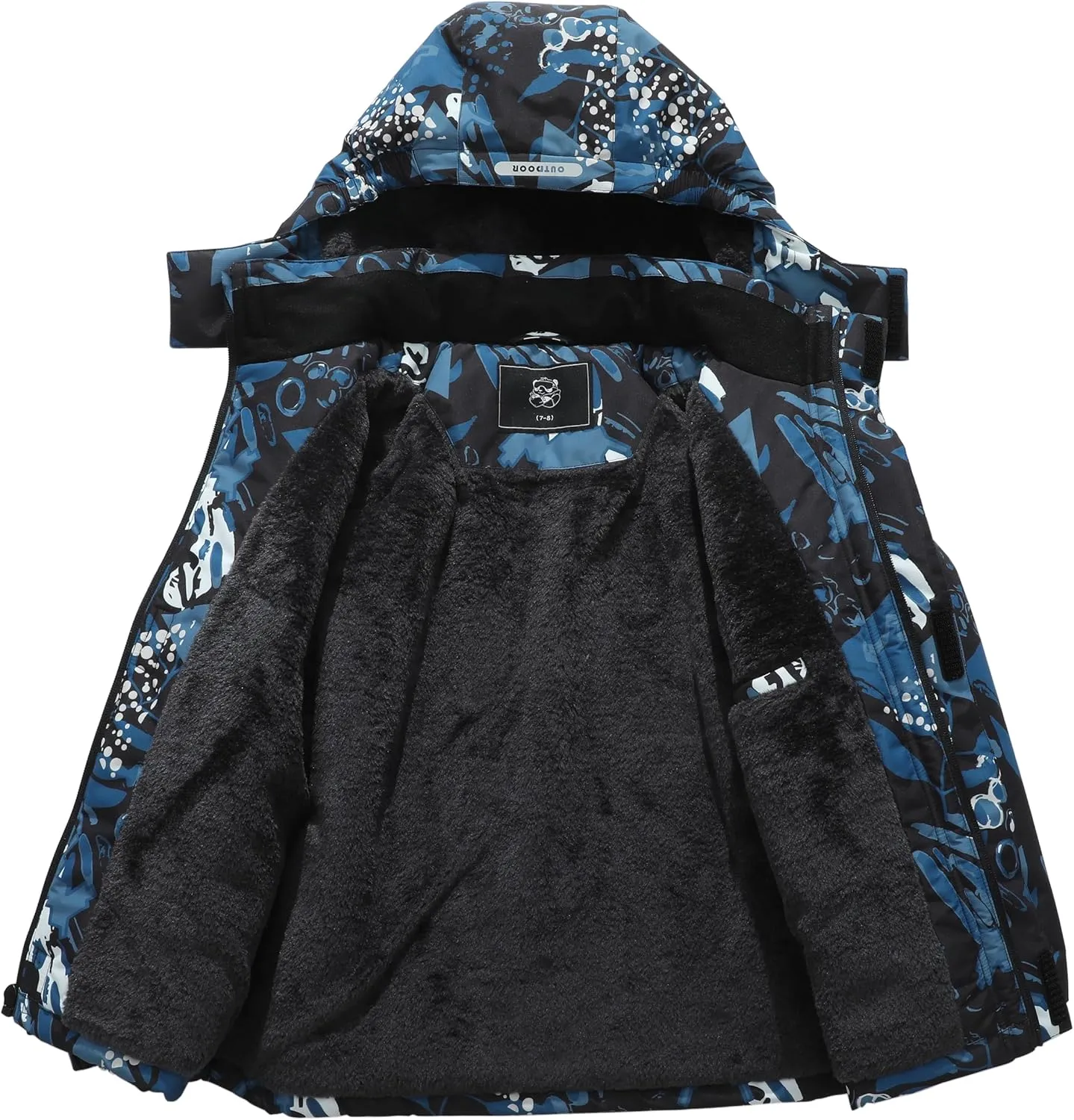 Kid's Waterproof Ski Jacket Warm Winter Coat Boys Snowboarding Jackets Outdoor