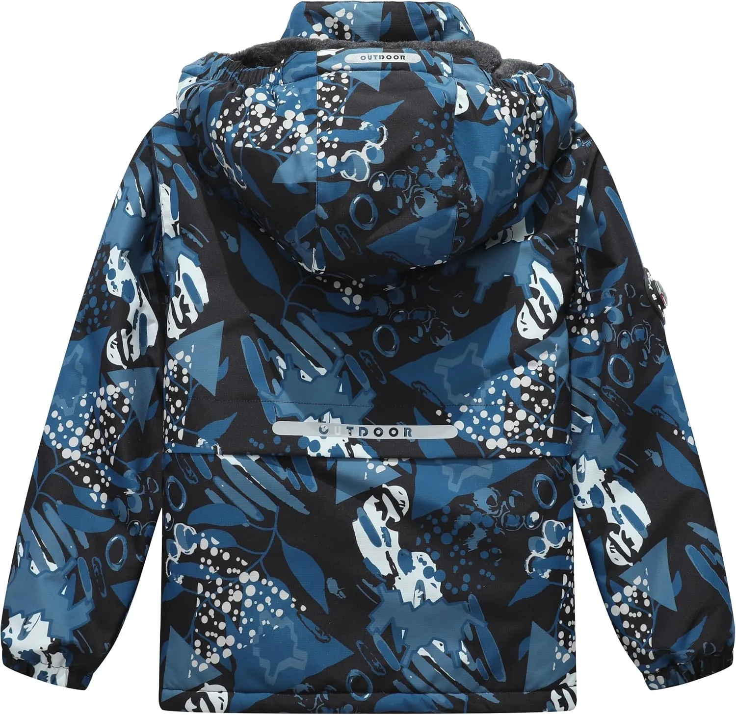 Kid's Waterproof Ski Jacket Warm Winter Coat Boys Snowboarding Jackets Outdoor