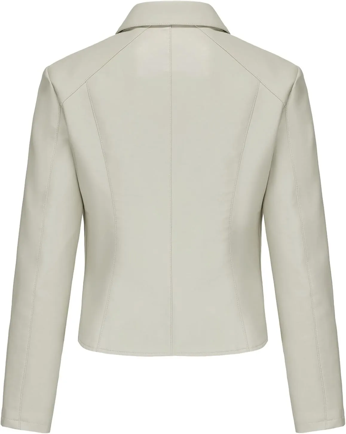 Leather Clothes Fashion Thin Coat Shirts for Girls Women's Leather Jacket Cardigan Button
