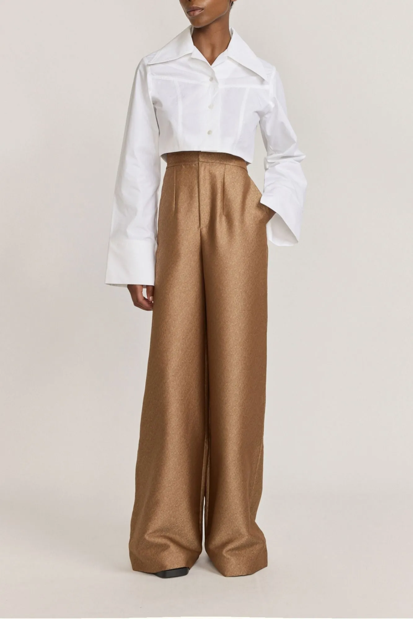 LENORE CREPE SPECKLED BEIGE