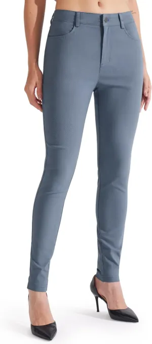 Libin Women's 4-Way Stretch Dress Pants 28"/29" Skinny-Leg Office Casual Slim Fit Work Slacks with Pockets