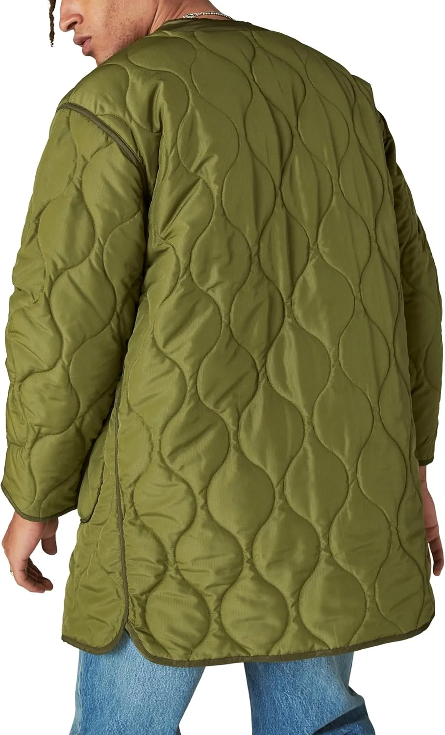 Lucky Brand Women's Longline Quilted Liner Jacket