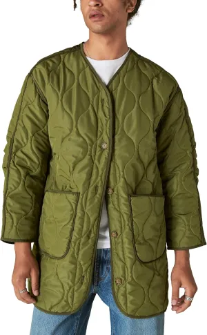 Lucky Brand Women's Longline Quilted Liner Jacket