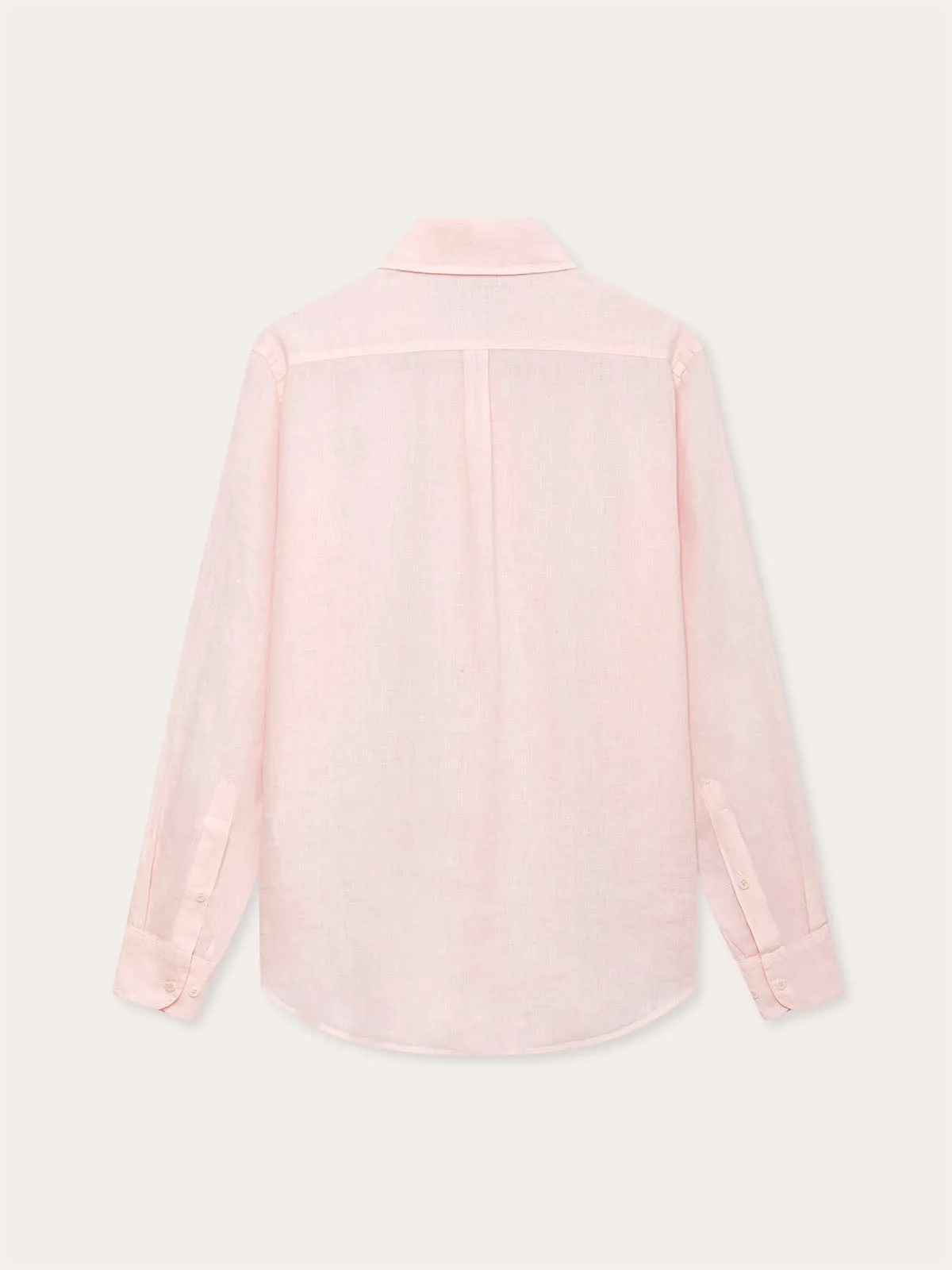 Men's Pastel Pink Abaco Linen Shirt