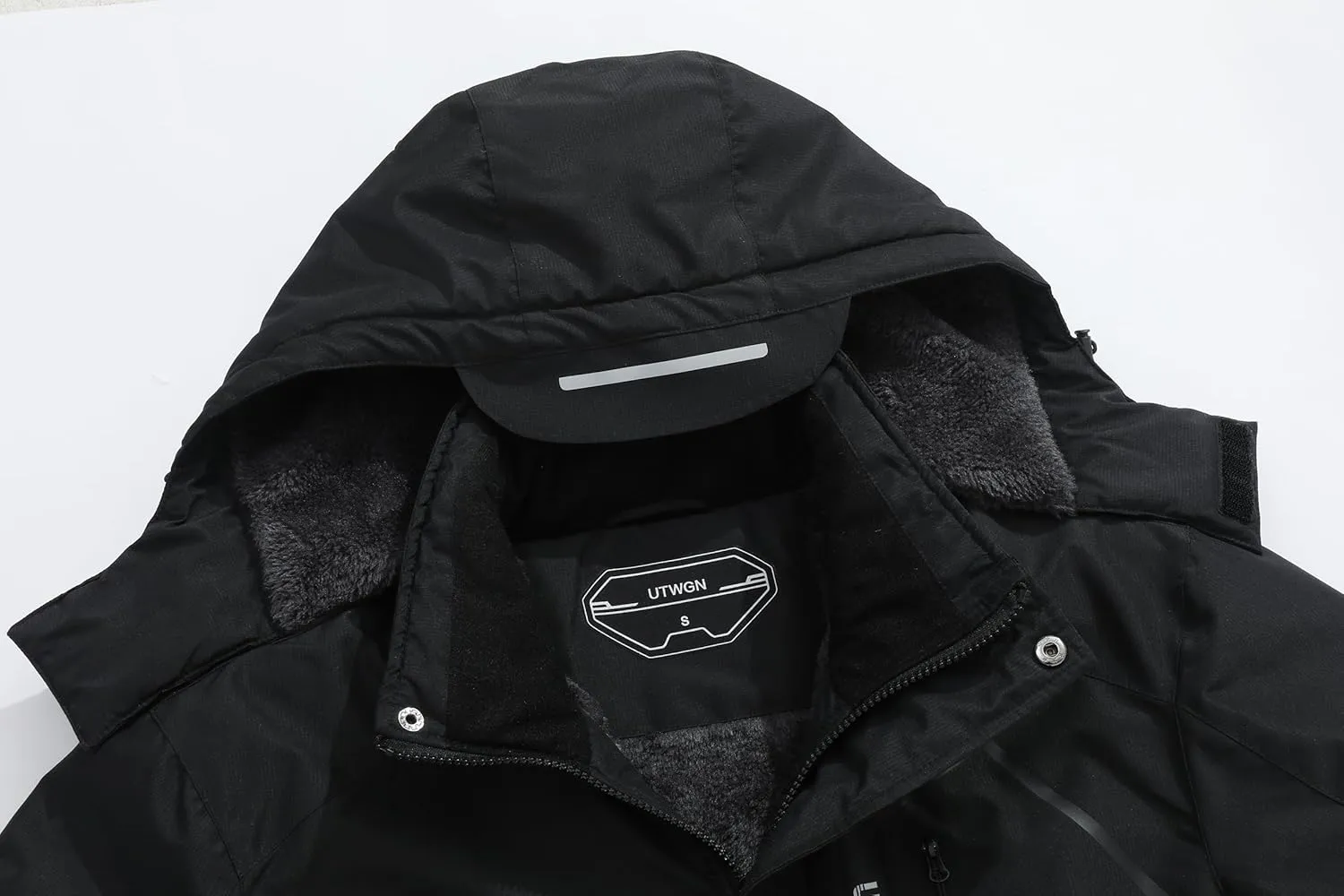 Men's Ski Jacket Winter Warm Snow Coat Waterproof Windbreaker Hooded Work Outerwear Snowboarding Jackets