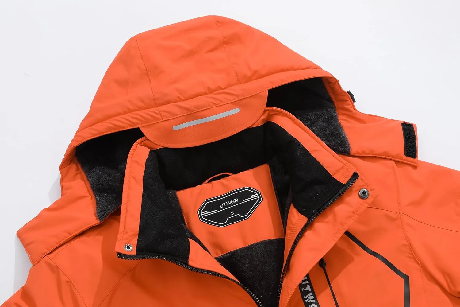 Men's Ski Jacket Winter Warm Snow Coat Waterproof Windbreaker Hooded Work Outerwear Snowboarding Jackets