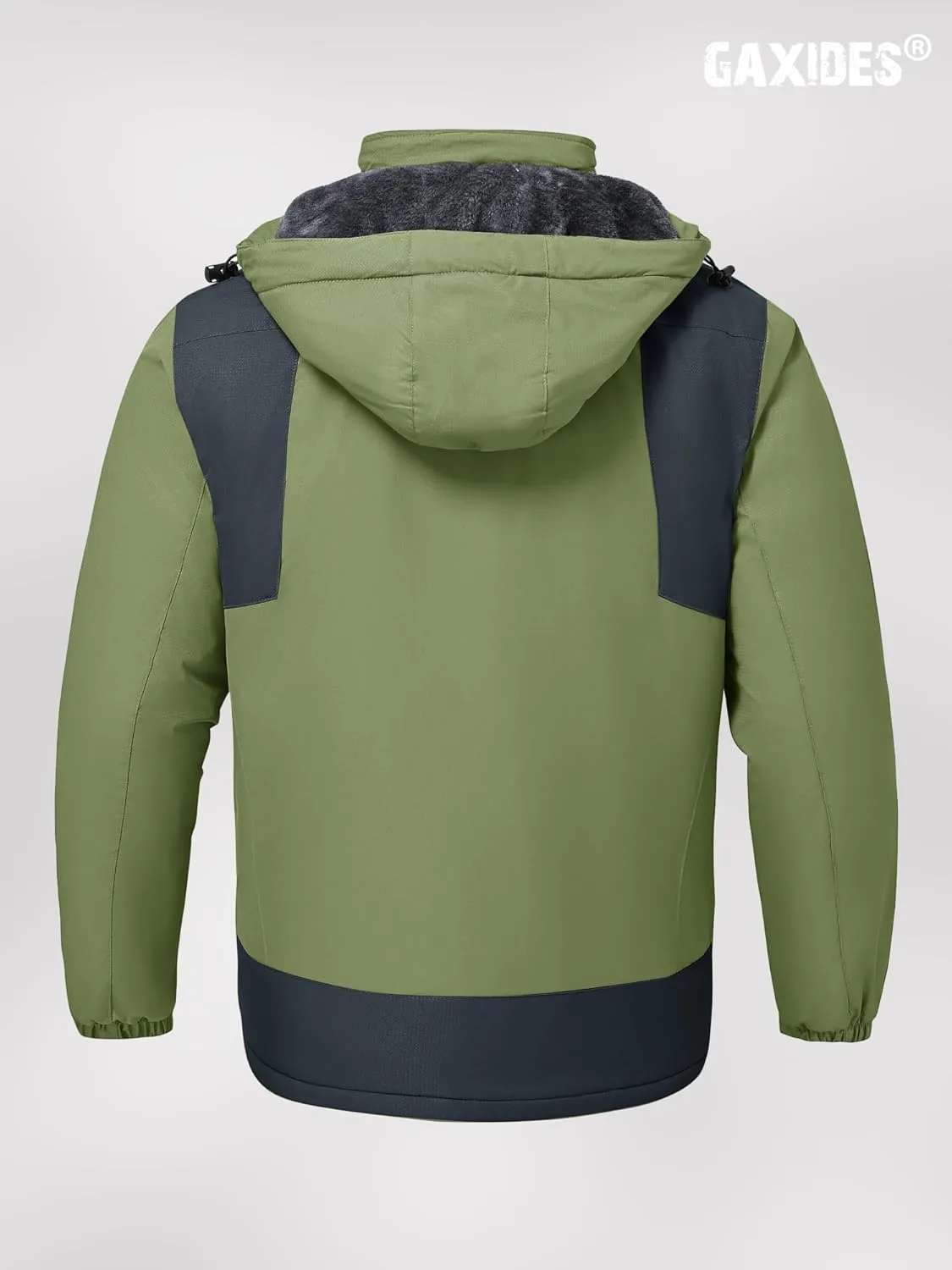 Mens Skiing Jacket Waterproof windproof Rain Jackets with Hood