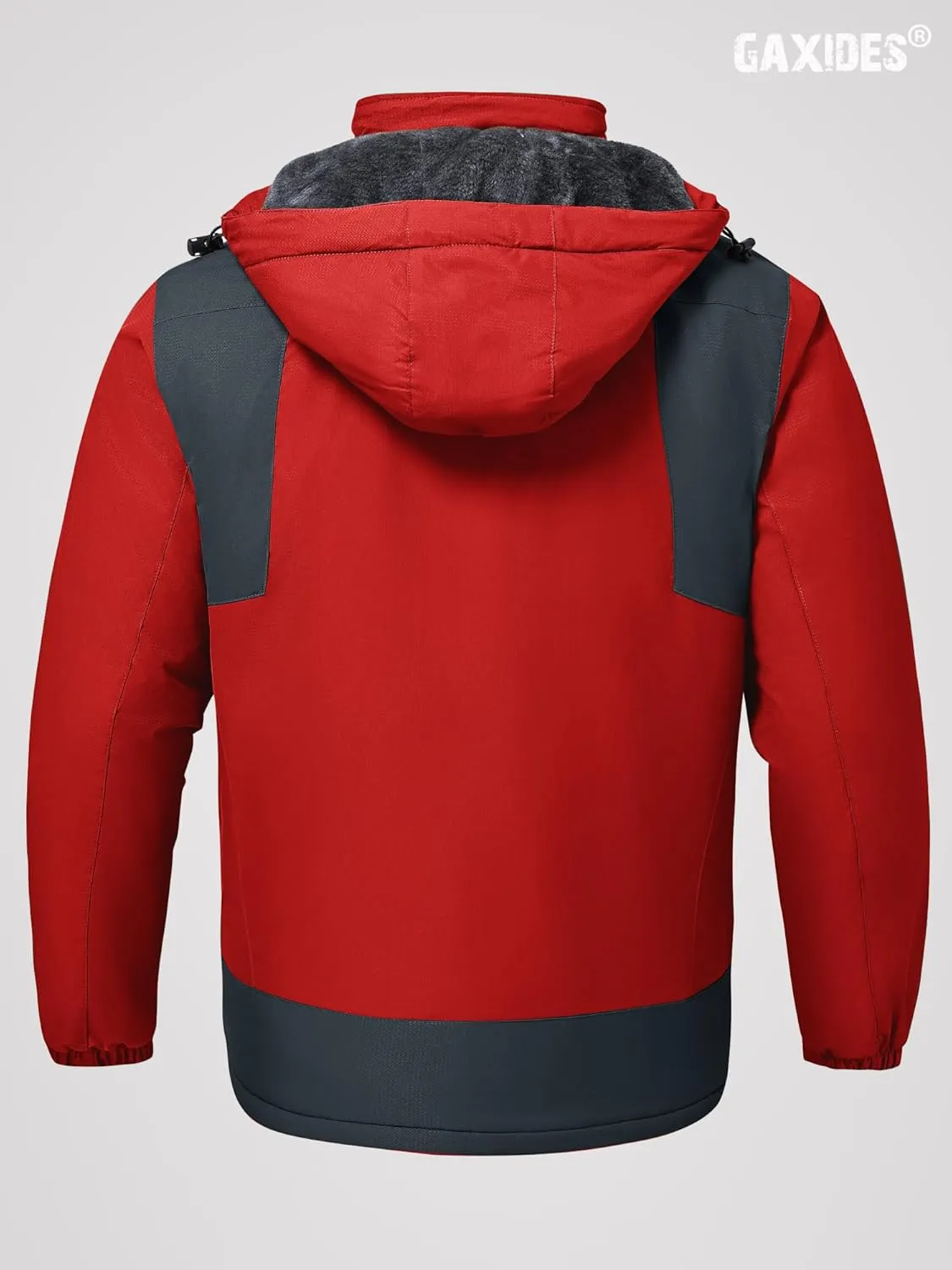 Mens Skiing Jacket Waterproof windproof Rain Jackets with Hood