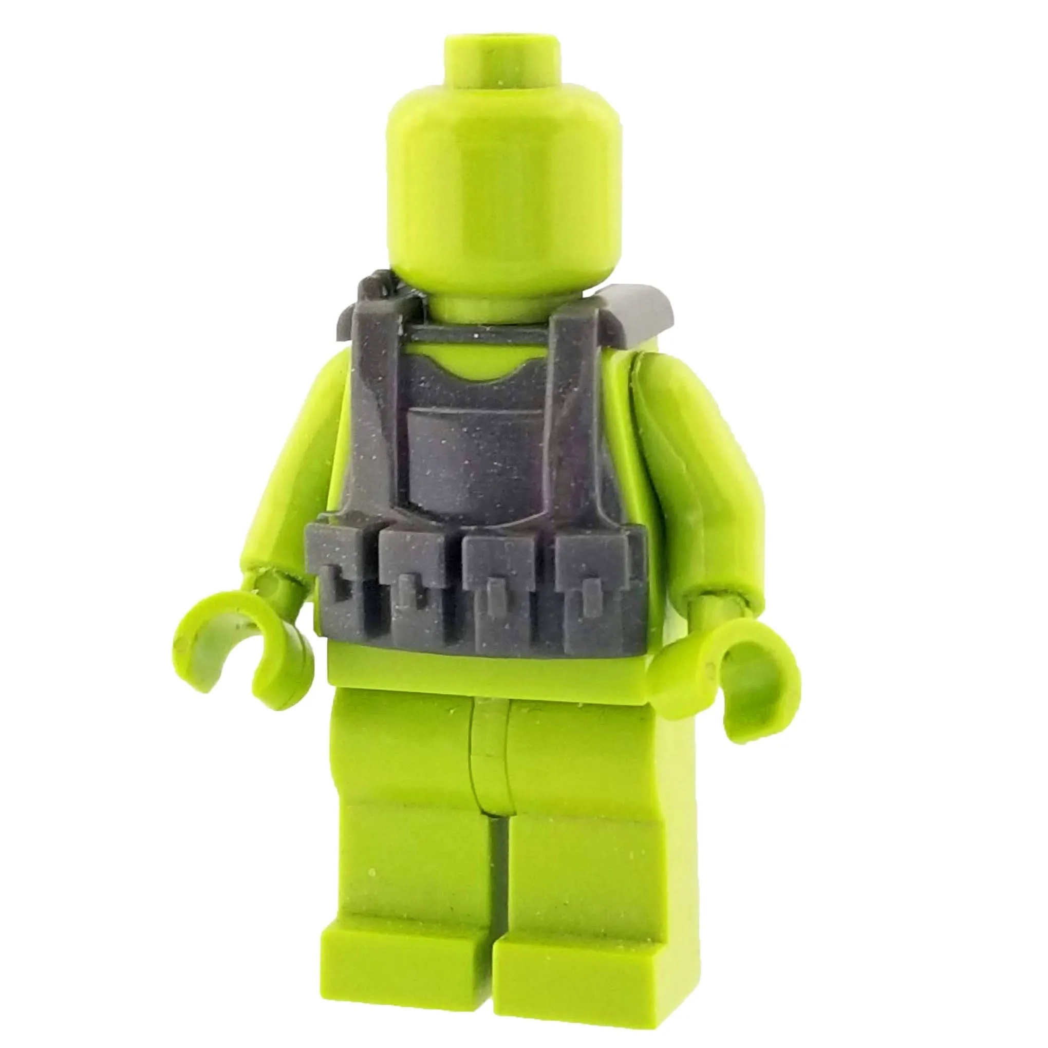 Minifig Dark Grey Tactical Vest