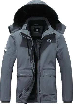 MOERDENG Women's Waterproof Winter Snow Coat Windproof Ski Jacket Hooded Snowboarding Jackets