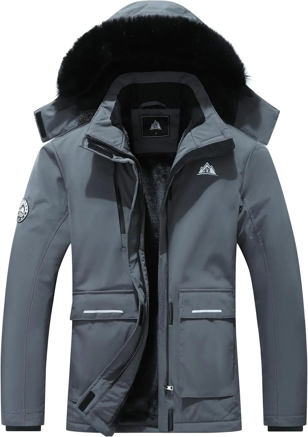 MOERDENG Women's Waterproof Winter Snow Coat Windproof Ski Jacket Hooded Snowboarding Jackets