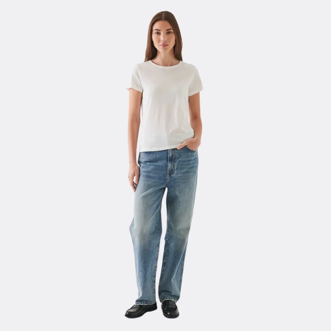 Pima Classic Fit Crew (White)