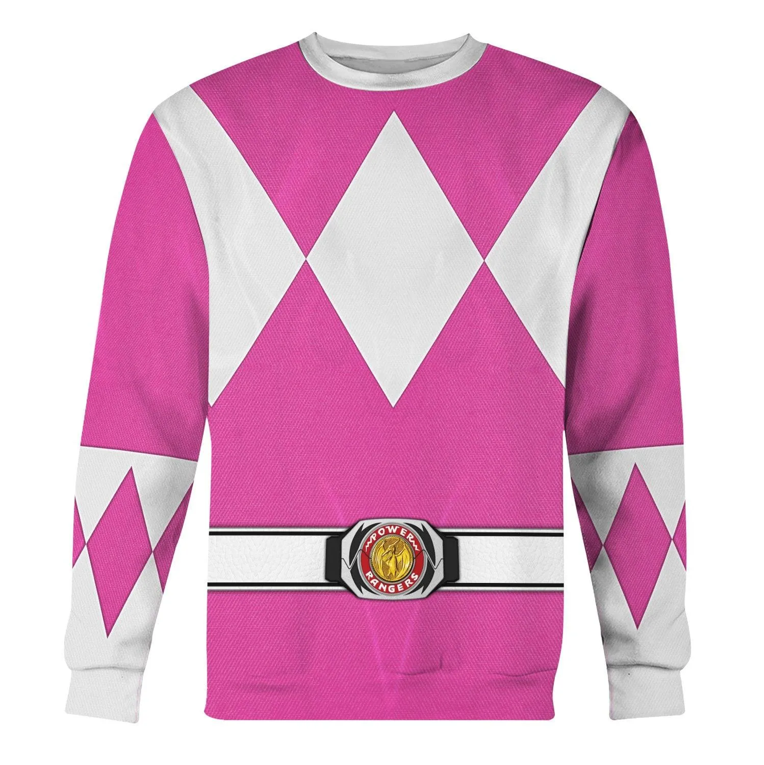 Pink Ranger Mighty Morphin Hoodies Sweatshirt T-shirt Hawaiian Tracksuit