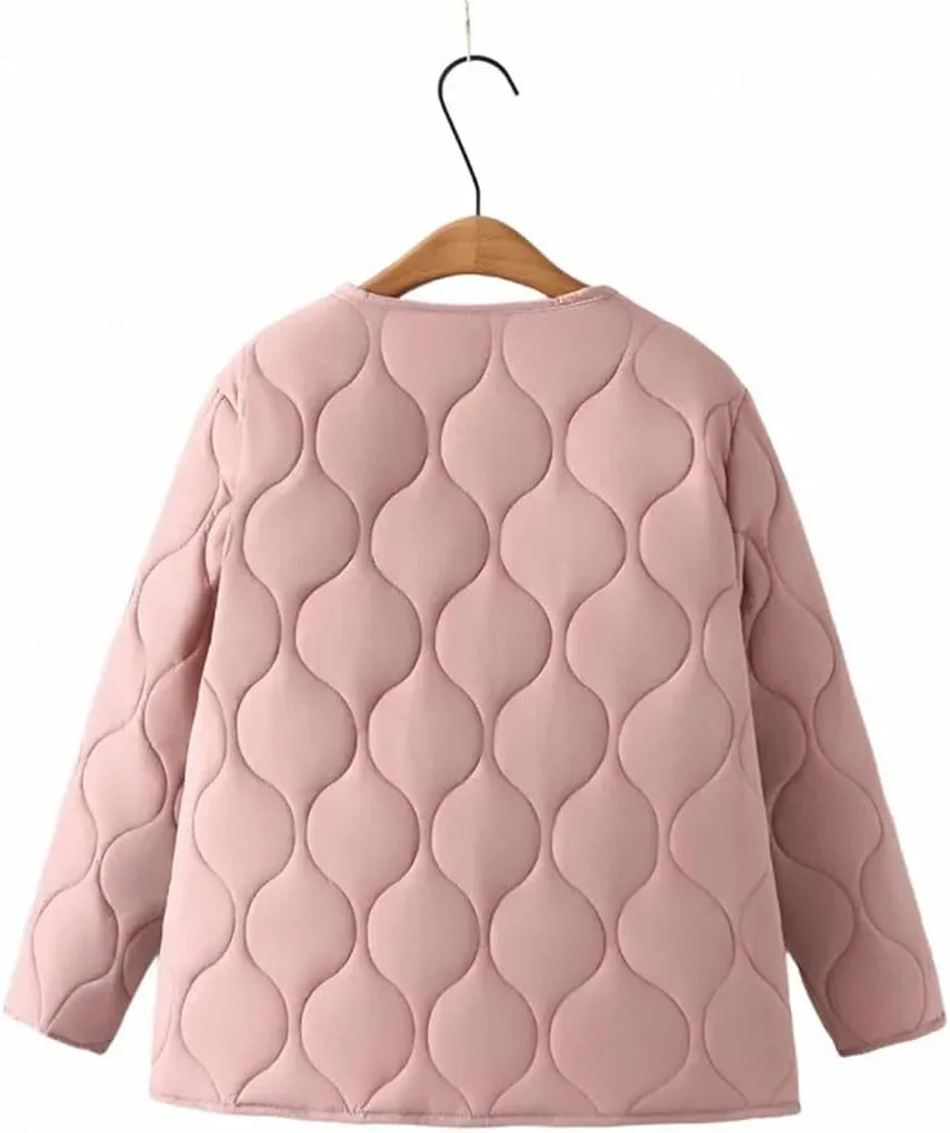 Plus Size Women Parka Autumn Winter Loose Thin Quilted Cotton-Padded Coat