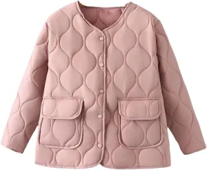 Plus Size Women Parka Autumn Winter Loose Thin Quilted Cotton-Padded Coat