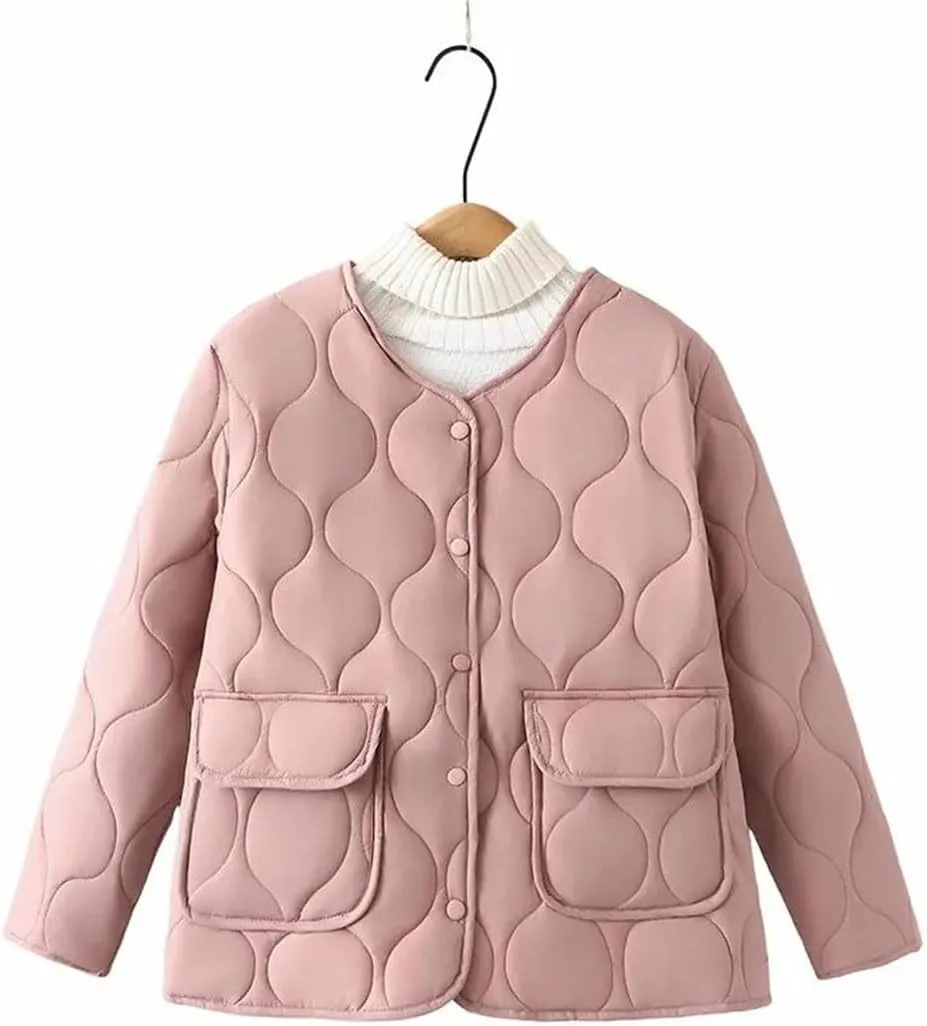 Plus Size Women Parka Autumn Winter Loose Thin Quilted Cotton-Padded Coat