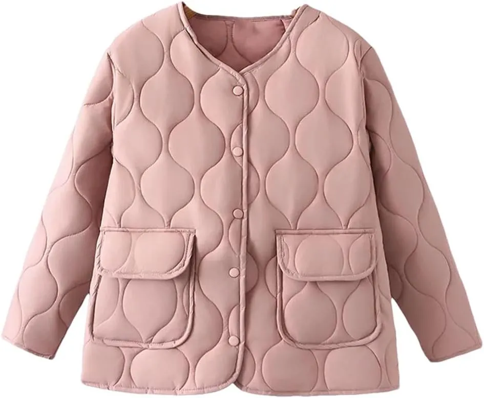Plus Size Women Parka Autumn Winter Loose Thin Quilted Cotton-Padded Coat