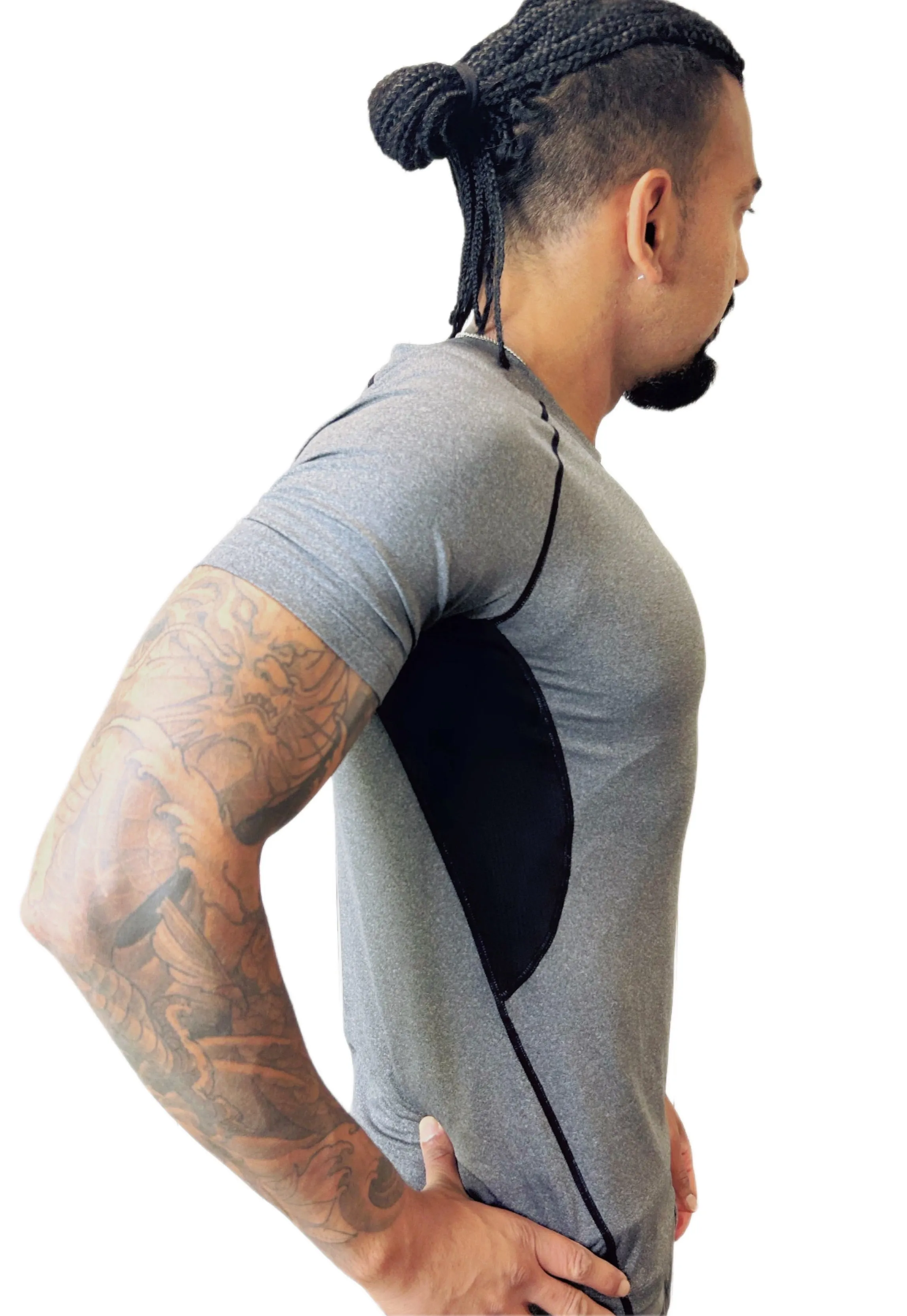 Quick Dry Active Tee Grey