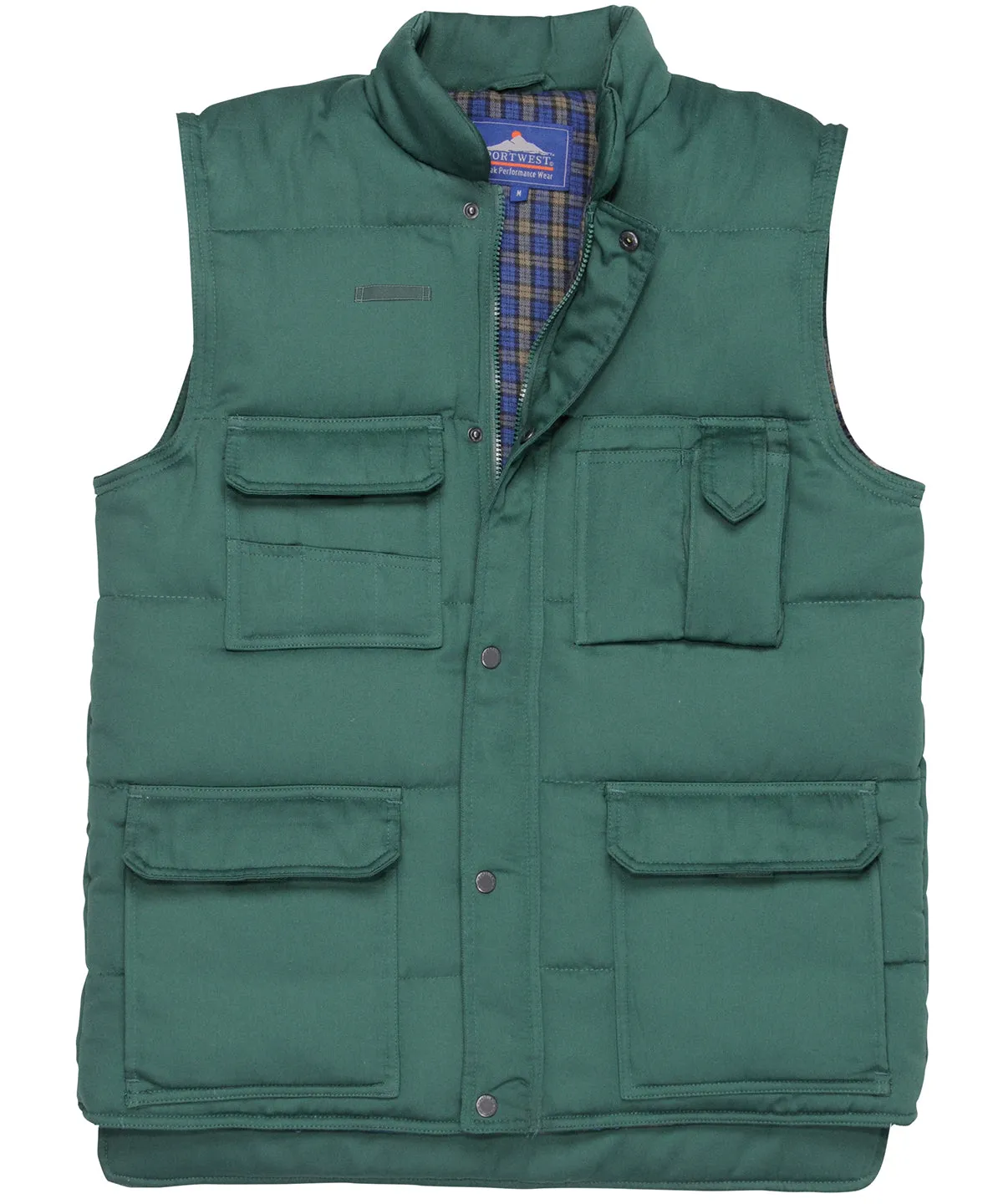Shetland bodywarmer (S414) | Bottle Green