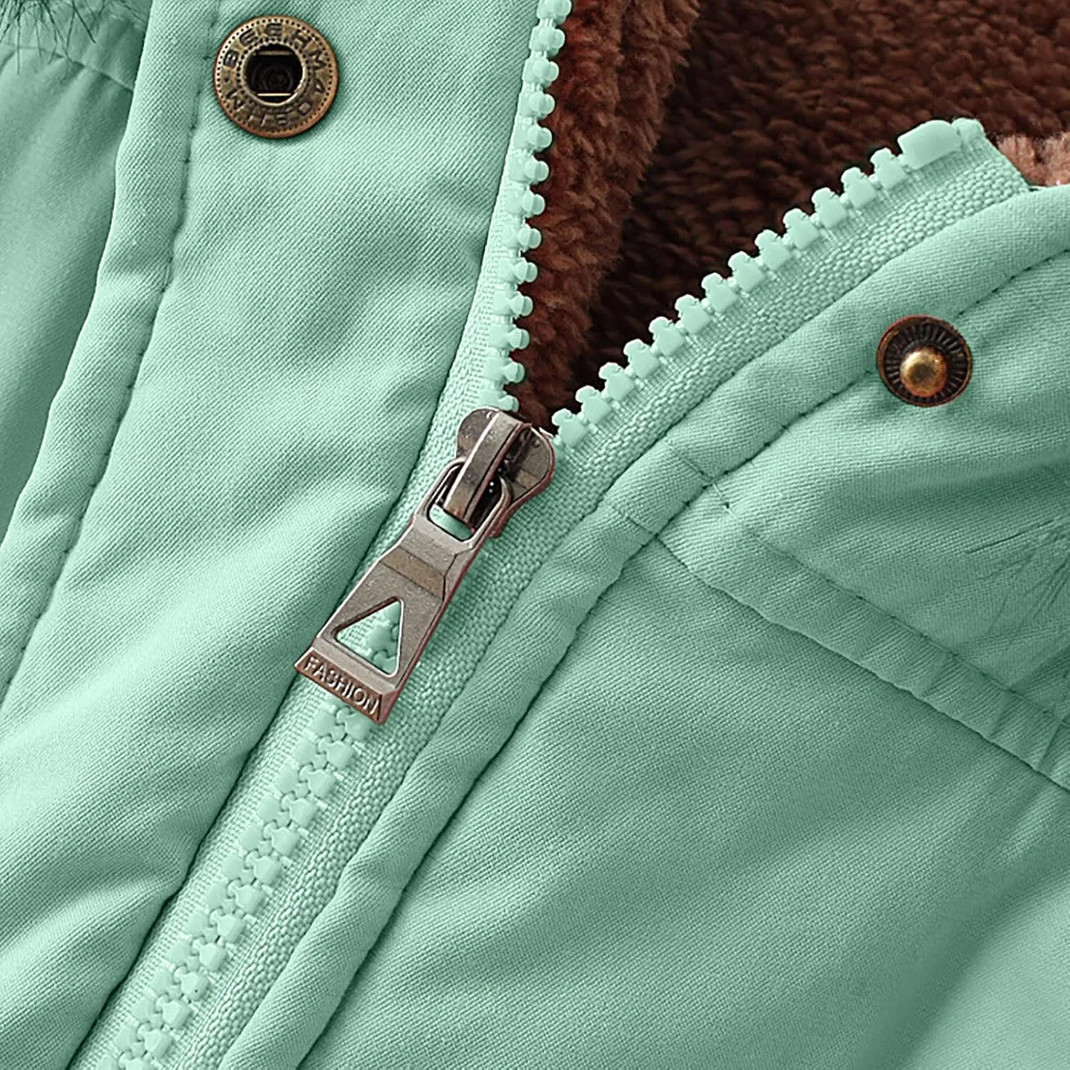 SMIDOW Winter Coats For Women 2023 Trendy Thicken Puffer Jackets With Faux Fur Hood Warm Parka Coat Outwear