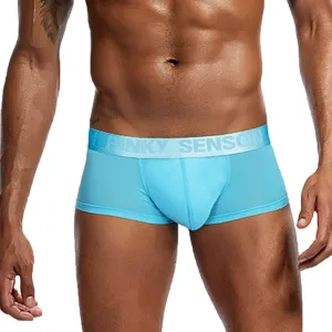Solid Pouch Shorts Men -thin Color Underwear Underpants Briefs Men's underwear Head Underwear Men
