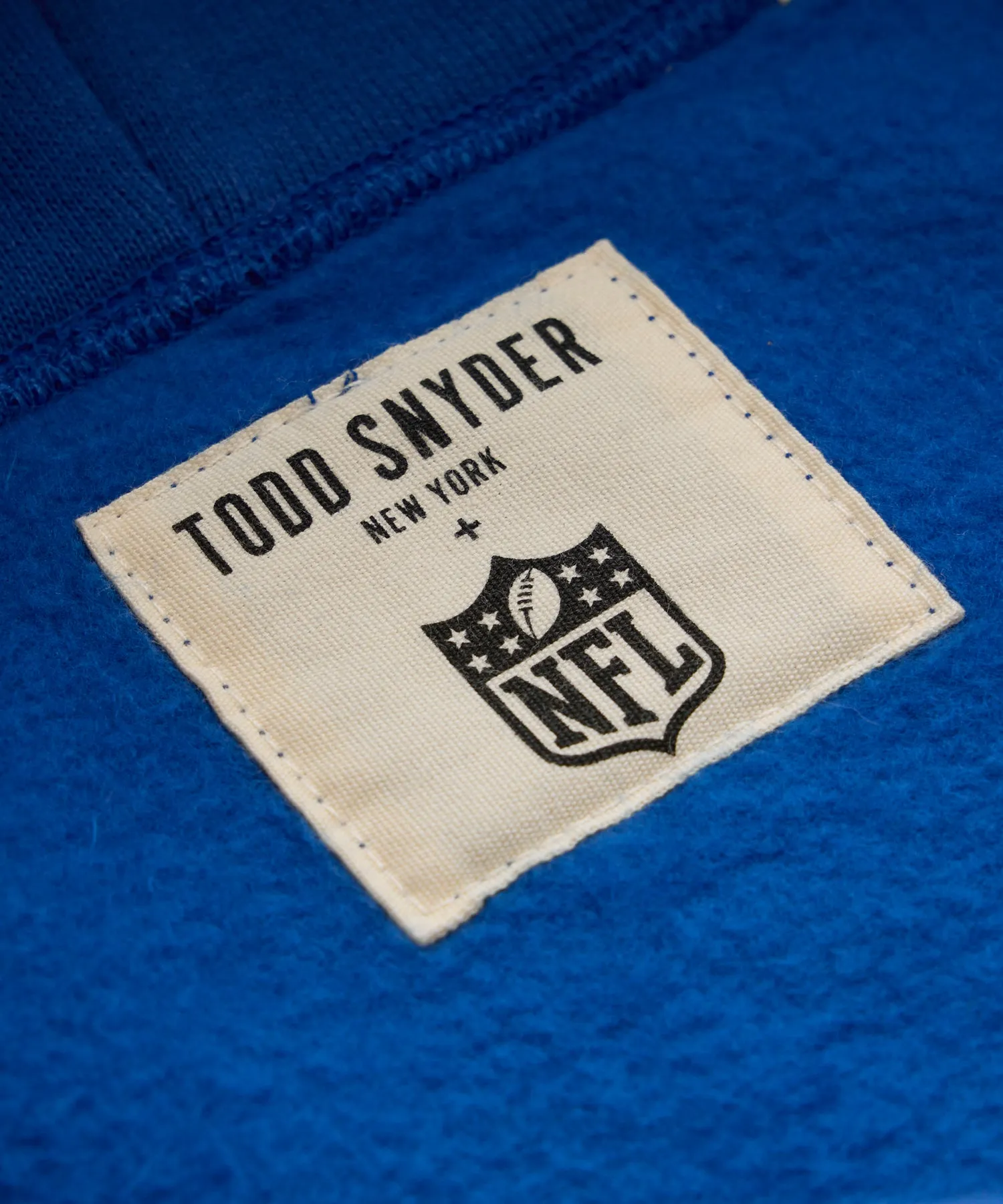 Todd Snyder   NFL by Fanatics Giants Oversized Fleece Hoodie