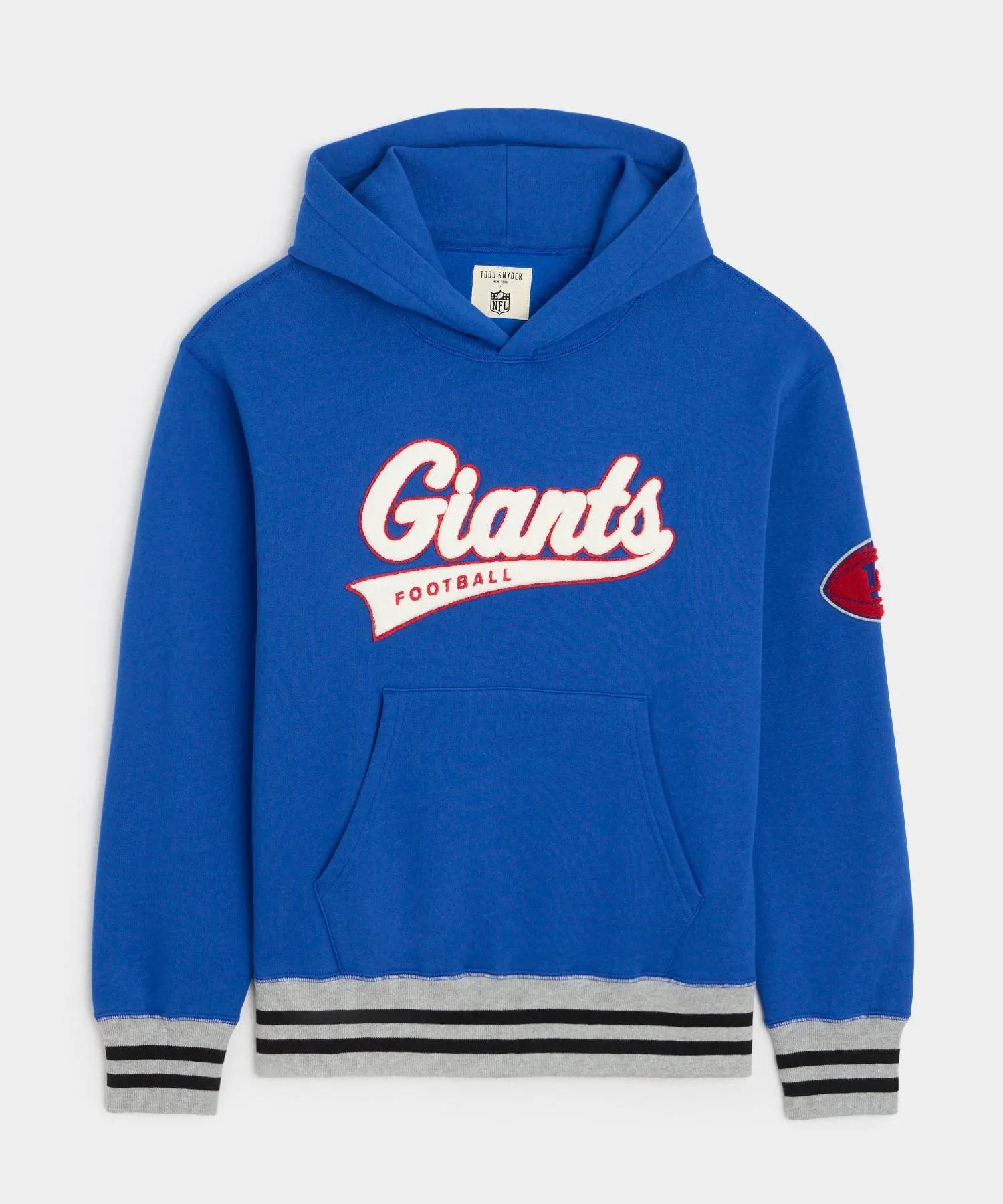 Todd Snyder   NFL by Fanatics Giants Oversized Fleece Hoodie