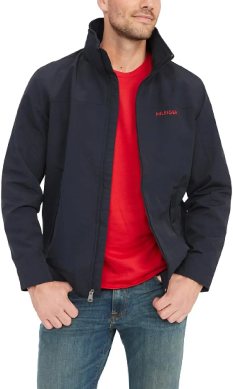 Tommy Hilfiger Men's Lightweight Waterproof Regatta Bomber Jacket