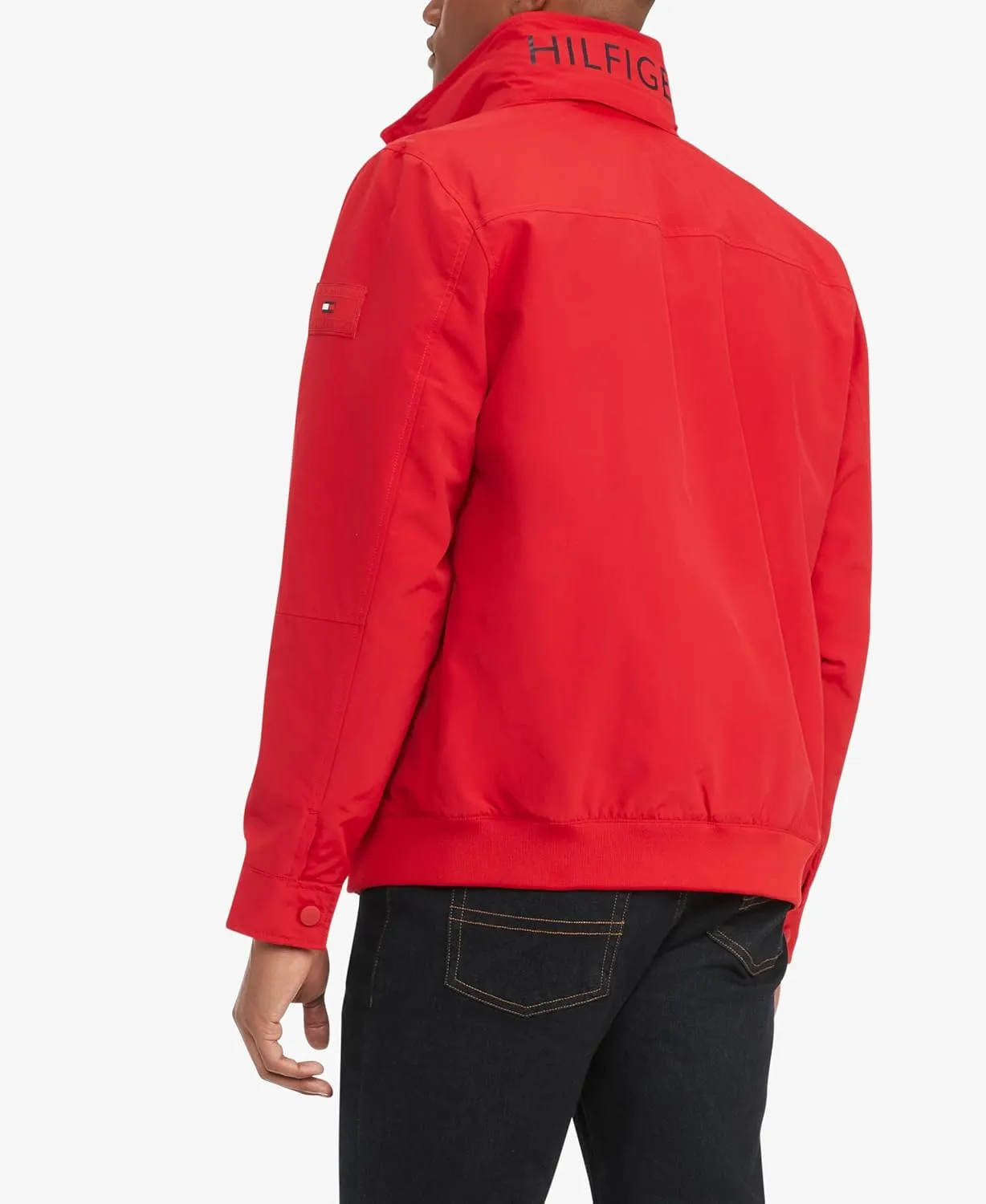 Tommy Hilfiger Men's Lightweight Waterproof Regatta Bomber Jacket