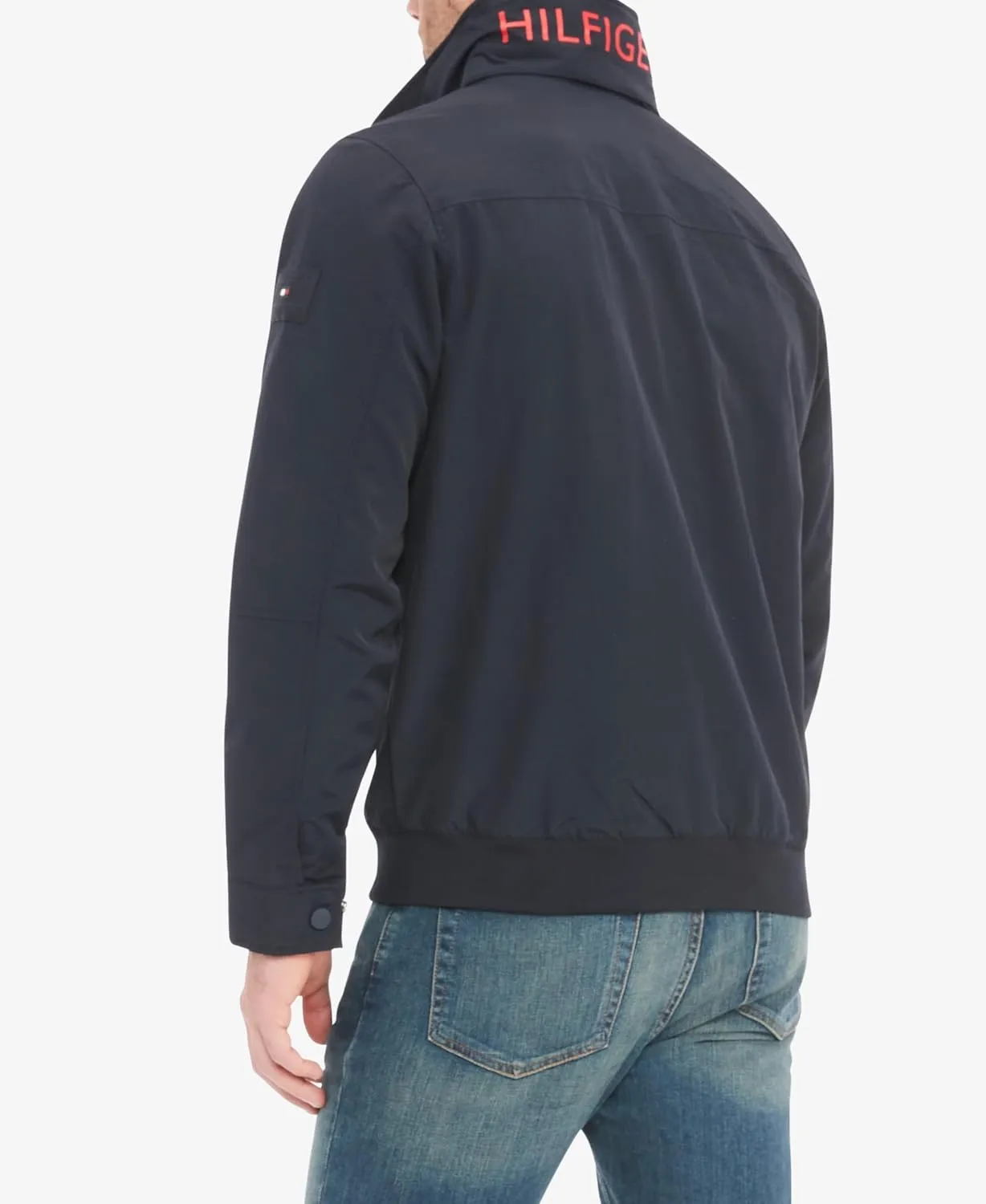 Tommy Hilfiger Men's Lightweight Waterproof Regatta Bomber Jacket