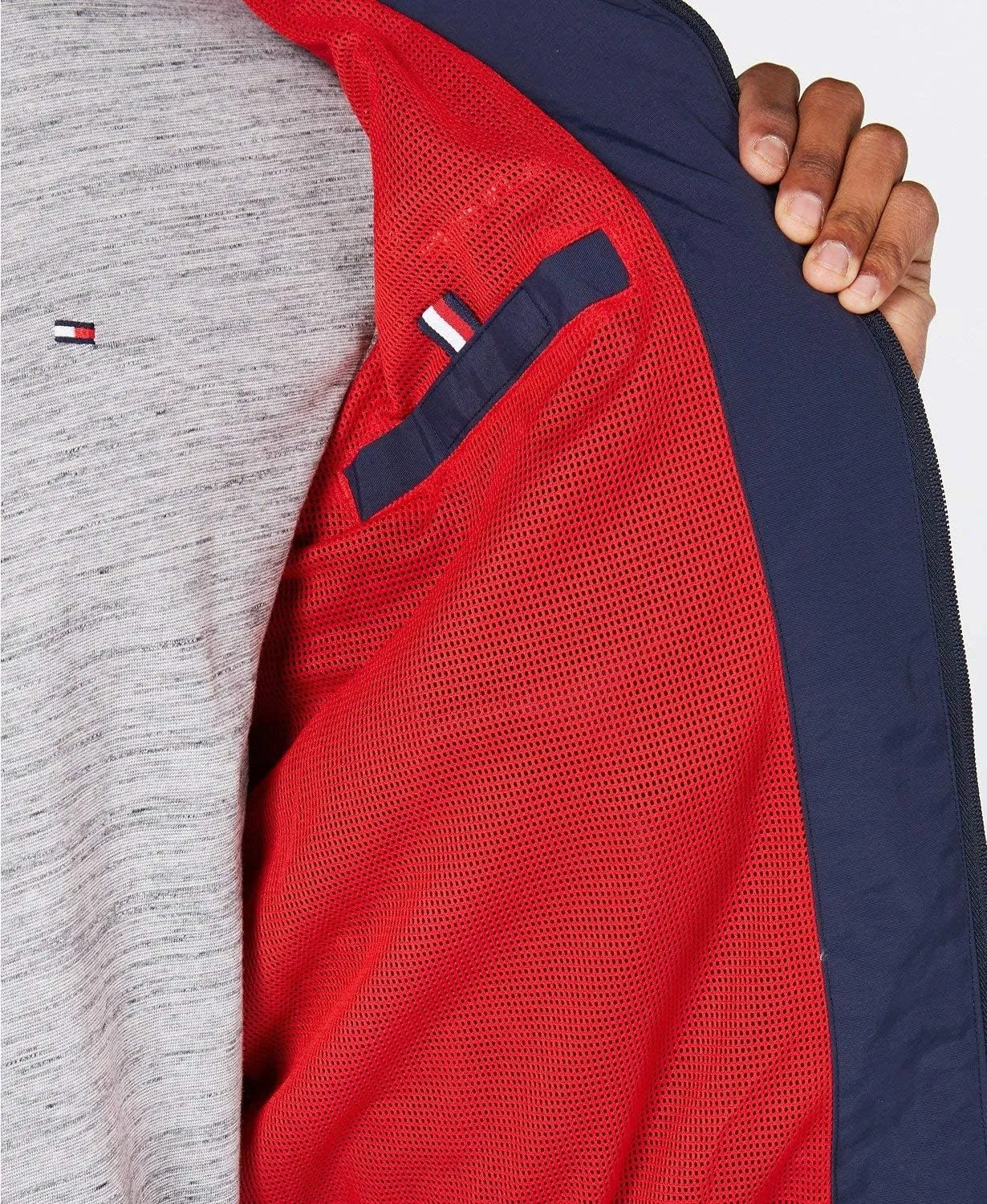 Tommy Hilfiger Men's Lightweight Waterproof Regatta Bomber Jacket