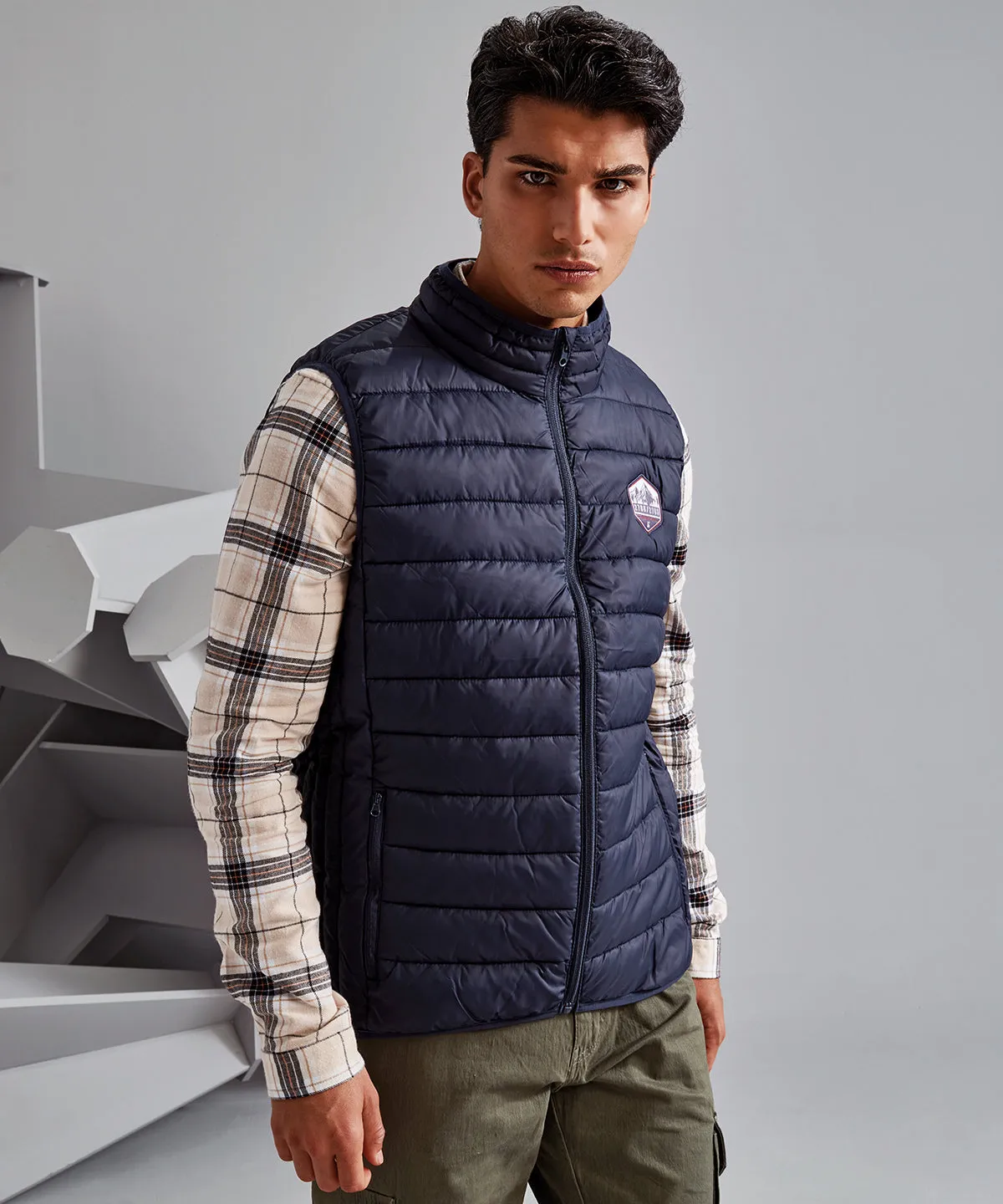 Traverse padded gilet | Black/Light Grey